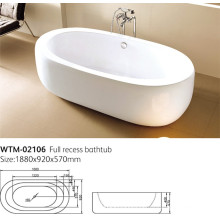 Acryl nahtlose Badewanne, freistehende Badewanne Wtm-02106